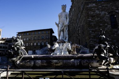 Floransa, Toskana Bölgesi, İtalya 'nın Eski Şehir Panoraması