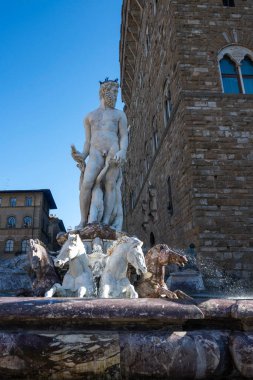 Floransa, Toskana Bölgesi, İtalya 'nın Eski Şehir Panoraması