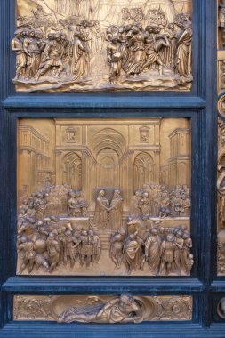 Floransa, Toskana Bölgesi, İtalya 'nın Eski Şehir Panoraması