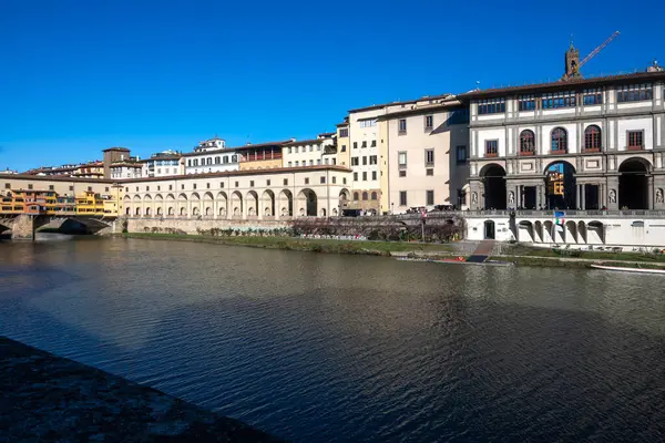 Floransa, Toskana Bölgesi, İtalya 'nın Eski Şehir Panoraması