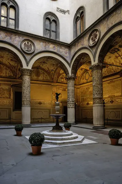 Floransa, Toskana Bölgesi, İtalya 'nın Eski Şehir Panoraması