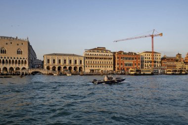 Venedik, Veneto Bölgesi, İtalya 'nın Eski Şehir Panoraması