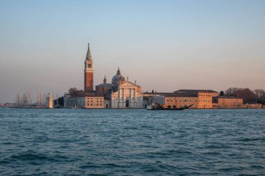 Venedik, Veneto Bölgesi, İtalya 'nın Eski Şehir Panoraması