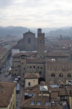 Bologna 'nın Panorama' sı, Emilia-Romagna, İtalya