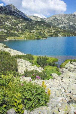 Bulgaristan 'ın Banderitsa Bölgesi yakınlarındaki Pirin Dağı' nın Şaşırtıcı Manzarası