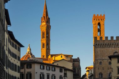 Floransa, Toskana Bölgesi, İtalya 'nın Eski Şehir Panoraması