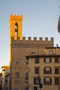 Floransa, Toskana Bölgesi, İtalya 'nın Eski Şehir Panoraması