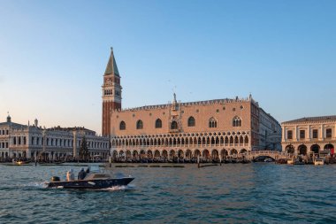 Venedik, Veneto Bölgesi, İtalya 'nın Eski Şehir Panoraması