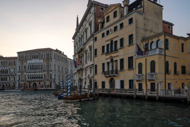 Venedik, Veneto Bölgesi, İtalya 'nın Eski Şehir Panoraması