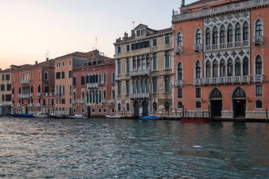 Venedik, Veneto Bölgesi, İtalya 'nın Eski Şehir Panoraması