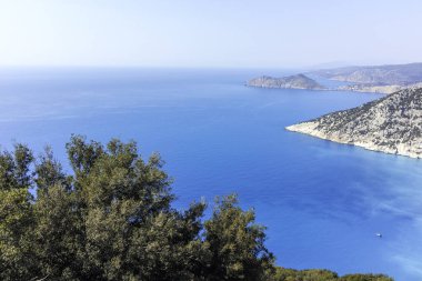Myrtos Sahili, Cephalonia, İyon Adaları, Yunanistan