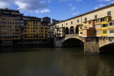Floransa, Toskana Bölgesi, İtalya 'nın Eski Şehir Panoraması