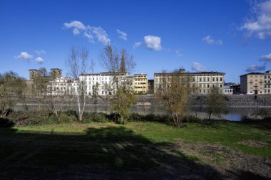 Floransa, Toskana Bölgesi, İtalya 'nın Eski Şehir Panoraması