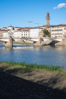Floransa, Toskana Bölgesi, İtalya 'nın Eski Şehir Panoraması