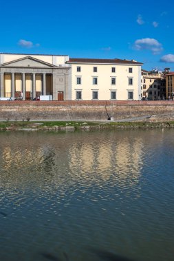 Floransa, Toskana Bölgesi, İtalya 'nın Eski Şehir Panoraması