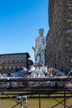 Floransa, Toskana Bölgesi, İtalya 'nın Eski Şehir Panoraması