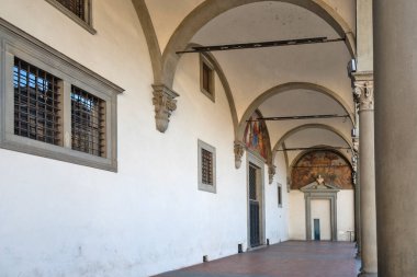 Floransa, Toskana Bölgesi, İtalya 'nın Eski Şehir Panoraması