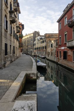 Venedik, Veneto Bölgesi, İtalya 'nın Eski Şehir Panoraması