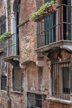 Venedik, Veneto Bölgesi, İtalya 'nın Eski Şehir Panoraması