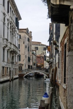 Venedik, Veneto Bölgesi, İtalya 'nın Eski Şehir Panoraması