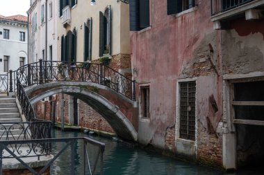 Venedik, Veneto Bölgesi, İtalya 'nın Eski Şehir Panoraması