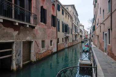 Venedik, Veneto Bölgesi, İtalya 'nın Eski Şehir Panoraması