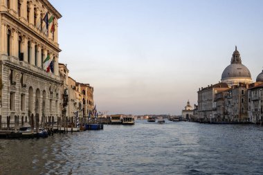 Venedik, Veneto Bölgesi, İtalya 'nın Eski Şehir Panoraması