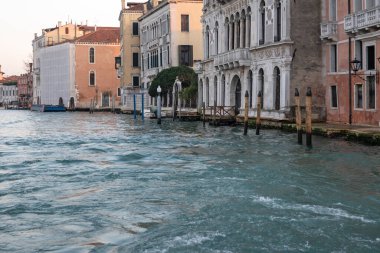Venedik, Veneto Bölgesi, İtalya 'nın Eski Şehir Panoraması