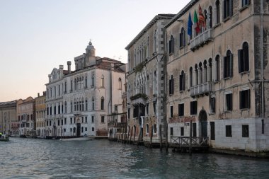 Venedik, Veneto Bölgesi, İtalya 'nın Eski Şehir Panoraması