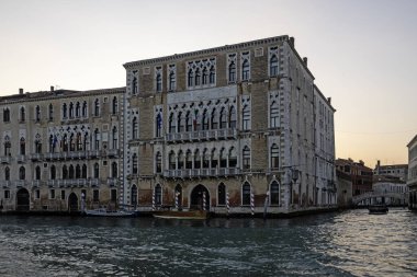 Venedik, Veneto Bölgesi, İtalya 'nın Eski Şehir Panoraması