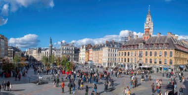 The main square of Lille clipart