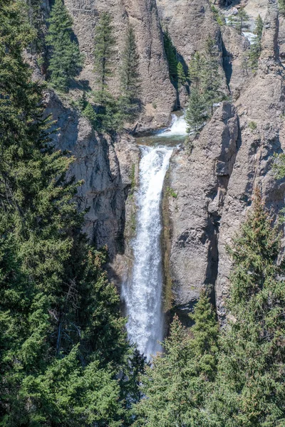 Kule Falls Yellowstone Milli Parkı Nda — Stok fotoğraf