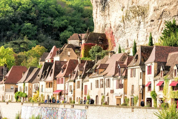 Dorf Roque Gageac Der Dordogne — Stockfoto