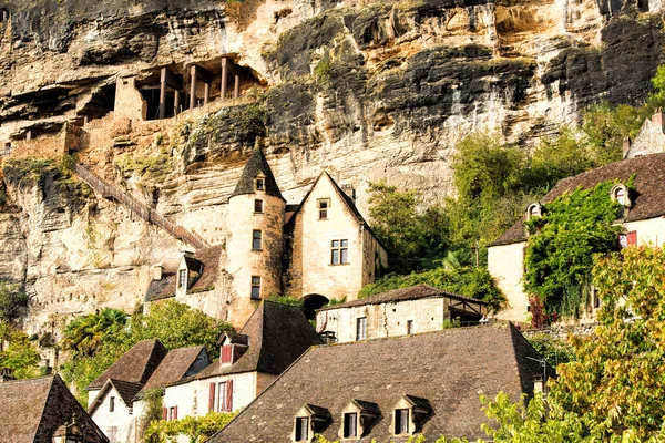 Dordogne Daki Roque Gageac Köyü — Stok fotoğraf