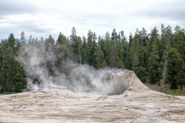 Yellowstone 'daki volkanik manzara