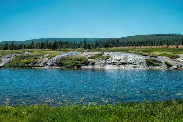 Taman Nasional Yellowstone Landscape Stok Foto