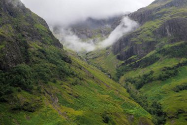 İskoçya 'daki yeşil yaylalar