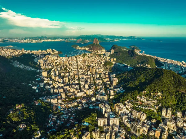 Panorama Rio Janeiro Brazylia — Zdjęcie stockowe