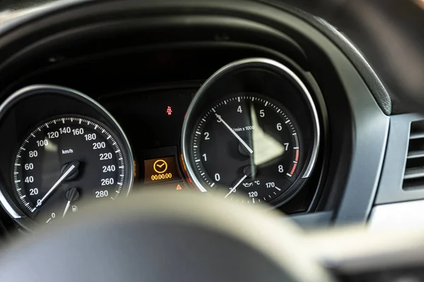 Car Odometer Detail Close Shot — Stock Photo, Image
