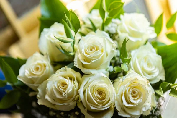 stock image Wedding flower bouquet detail shot