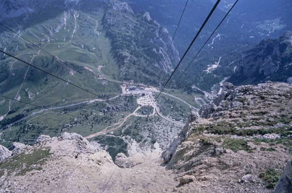 Доломиты Италия Июнь 1977 Пейзаж Доломитов — стоковое фото
