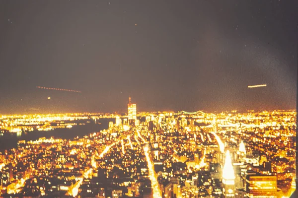 New York Abd Mayıs 1973 Lerde New York Gece Hava — Stok fotoğraf
