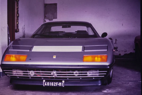 Rovigo Itália Maio 1979 Velho Carro Ferrari Nos Anos — Fotografia de Stock