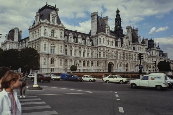 Paryż Francja Maj 1979 Budynek Hotelu Ville Latach Tych — Zdjęcie stockowe