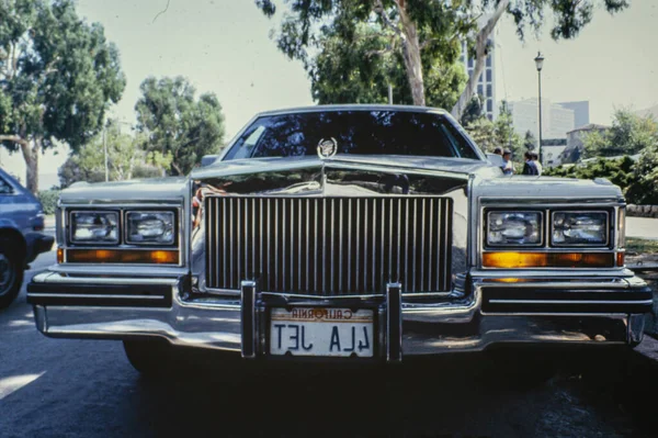 Los Angeles Estados Unidos Mayo 1979 Detalle Autos Americanos Los — Foto de Stock