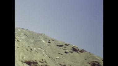 Kahire, Mısır 1988: 80 'lerde Mısır Nil navigasyon sahnesi