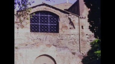 Roma, İtalya 1975: Roma şehir manzarası 70 'lerde