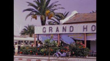 Meknes, Fas Mayıs 1970: 70 'lerde Meknes şehir manzarası