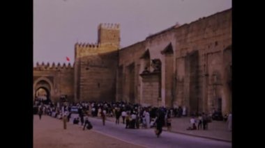 Fes, Fas Mayıs 1970: 70 'lerde Fes şehir manzarası