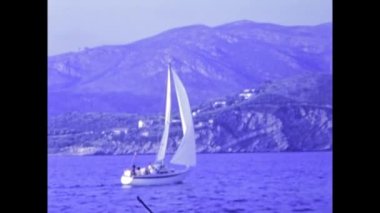 Elba Adası, İtalya 1975: 70 'lerdeki Elba Adası panorama sahnesi